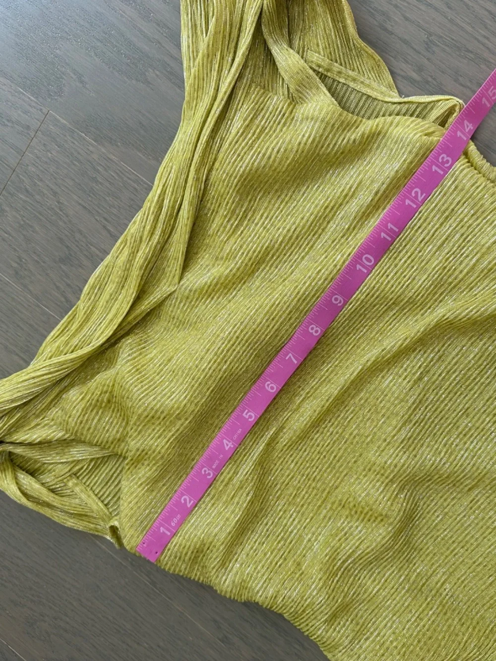 Sabina Musayev Nolan Gown Maxi Dress Metallic Lime Yellow - Medium - Picture 8 of 10